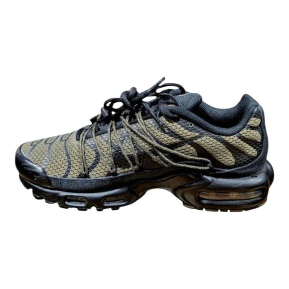 NIKE Air Max Plus Utility \'Medium Olive Black\' Running Shoes Size 7.5 main image 5